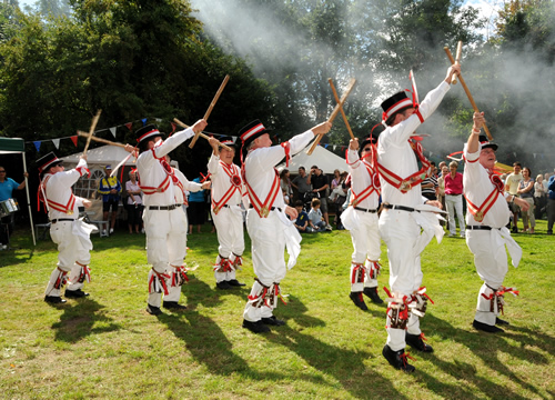 Morris dancers Epsom